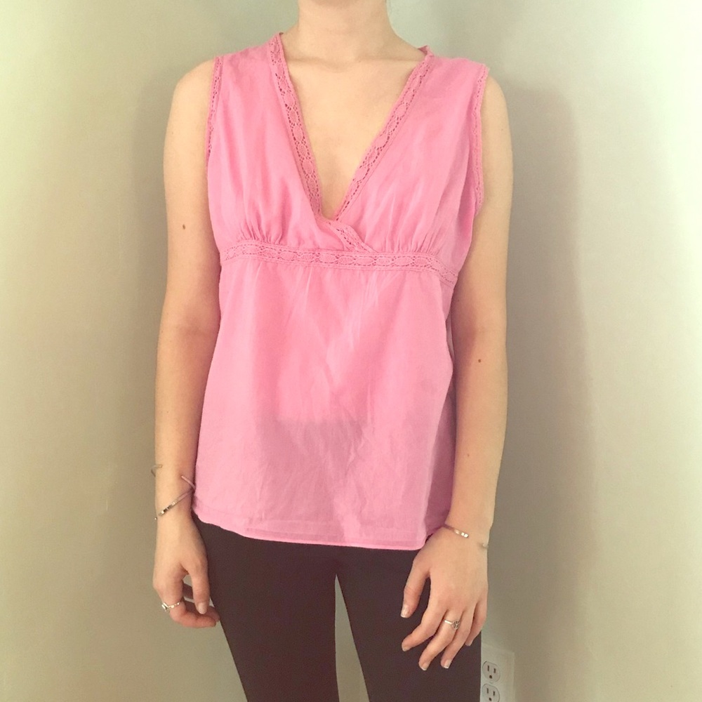 Banana Republic Surplus Cross Front Top